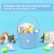 Easter Basket,Easter Gift Basket Empty,Easter Basket for Kids,Infant,Baby First Easter Basket,Easter Egg Hunt Basket for Children,Easter Bunny Small Basket Bucket Blue 7.87 x 5.9 x 5.9